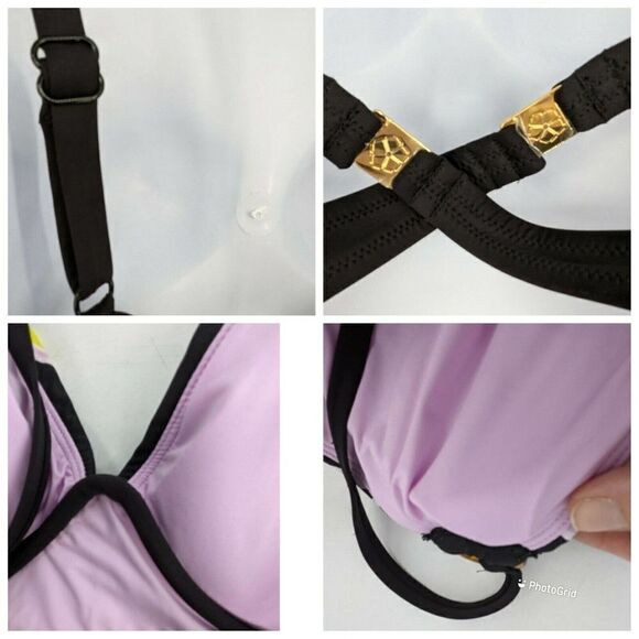 Trina Turk Womens Two Piece Tropical Floral Swimsuit Size 22W NWT - Picture 10 of 12